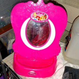 Princess light and mirror stand